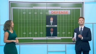 Video thumbnail for video titled Analyst Carter Lutz "In The Trenches" UMTV SportsDesk segment September 13, 2024