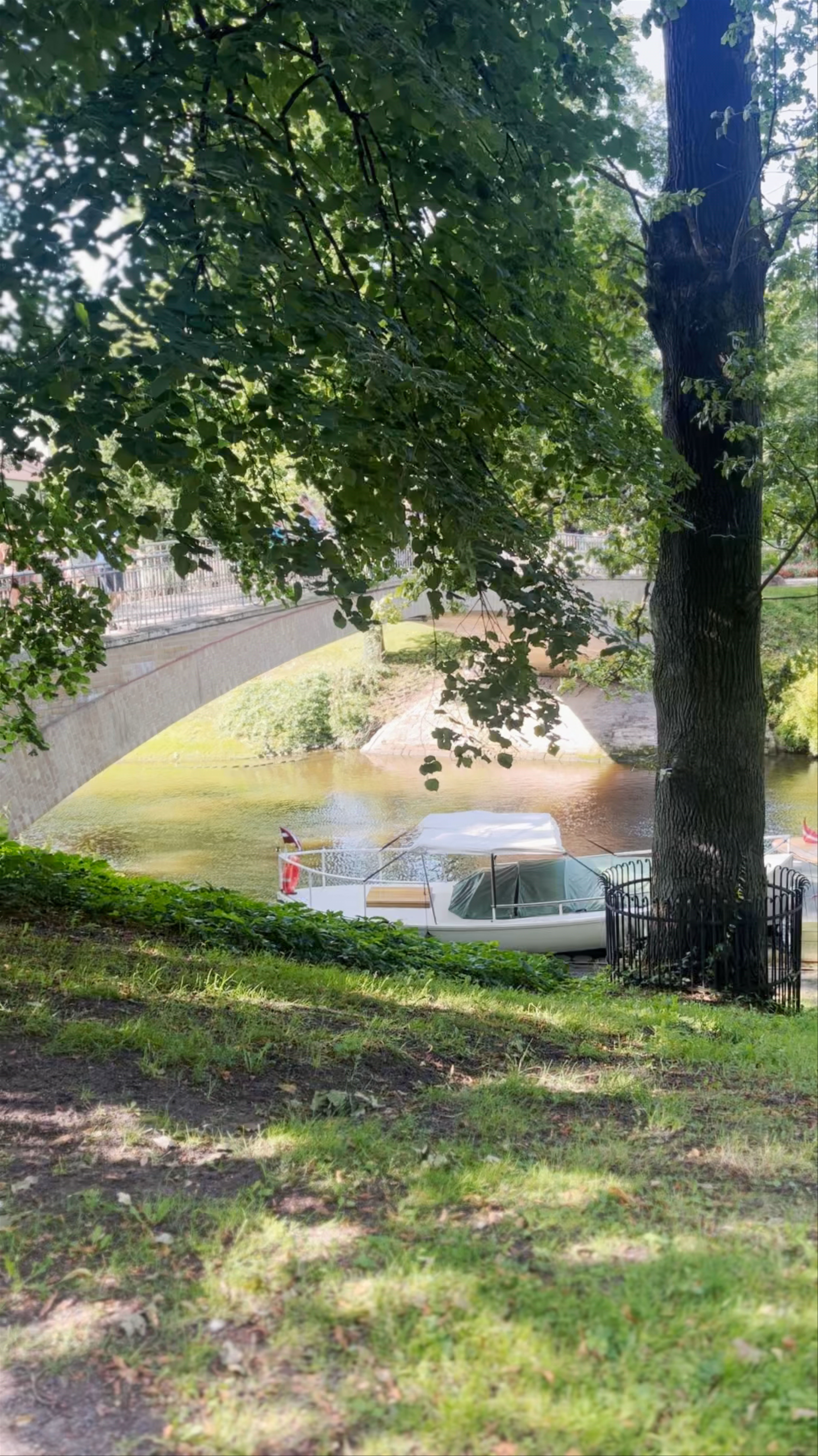 Scenic Canal Boat Ride and Riverside Relaxation in Central Riga