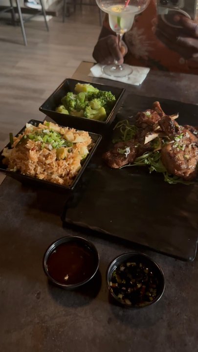 Tinjune Downtown - The Lamb with Fried Rice was amazing! - Asian Fusion Near Me - Newark, New Jersey