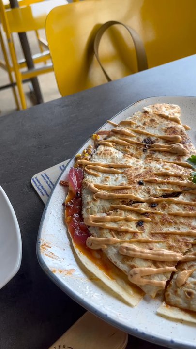 Shaker & Peel - brisket quesadilla - Tacos Near Me - Oldsmar, Florida