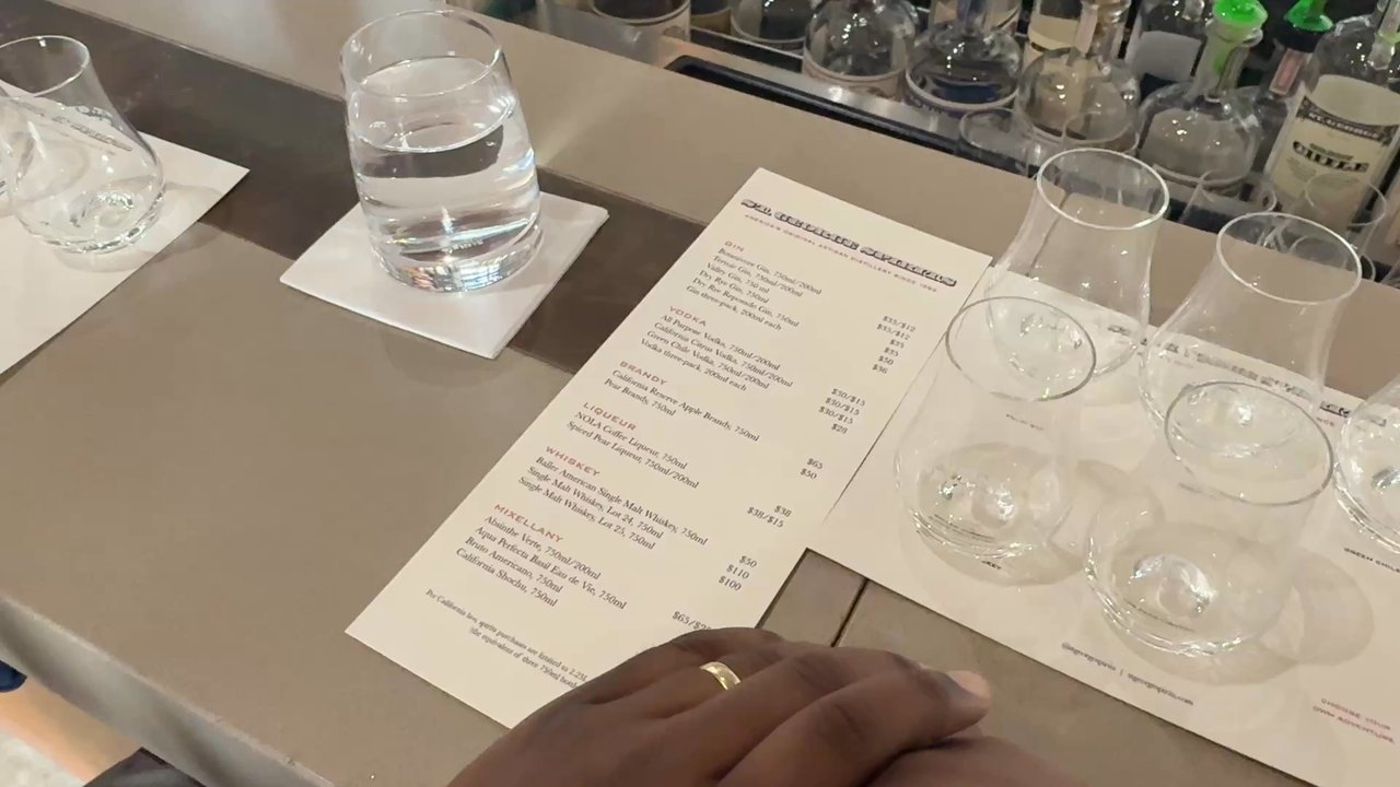 St. George Spirits - The tasting - Distilleries Near Me - Alameda, California