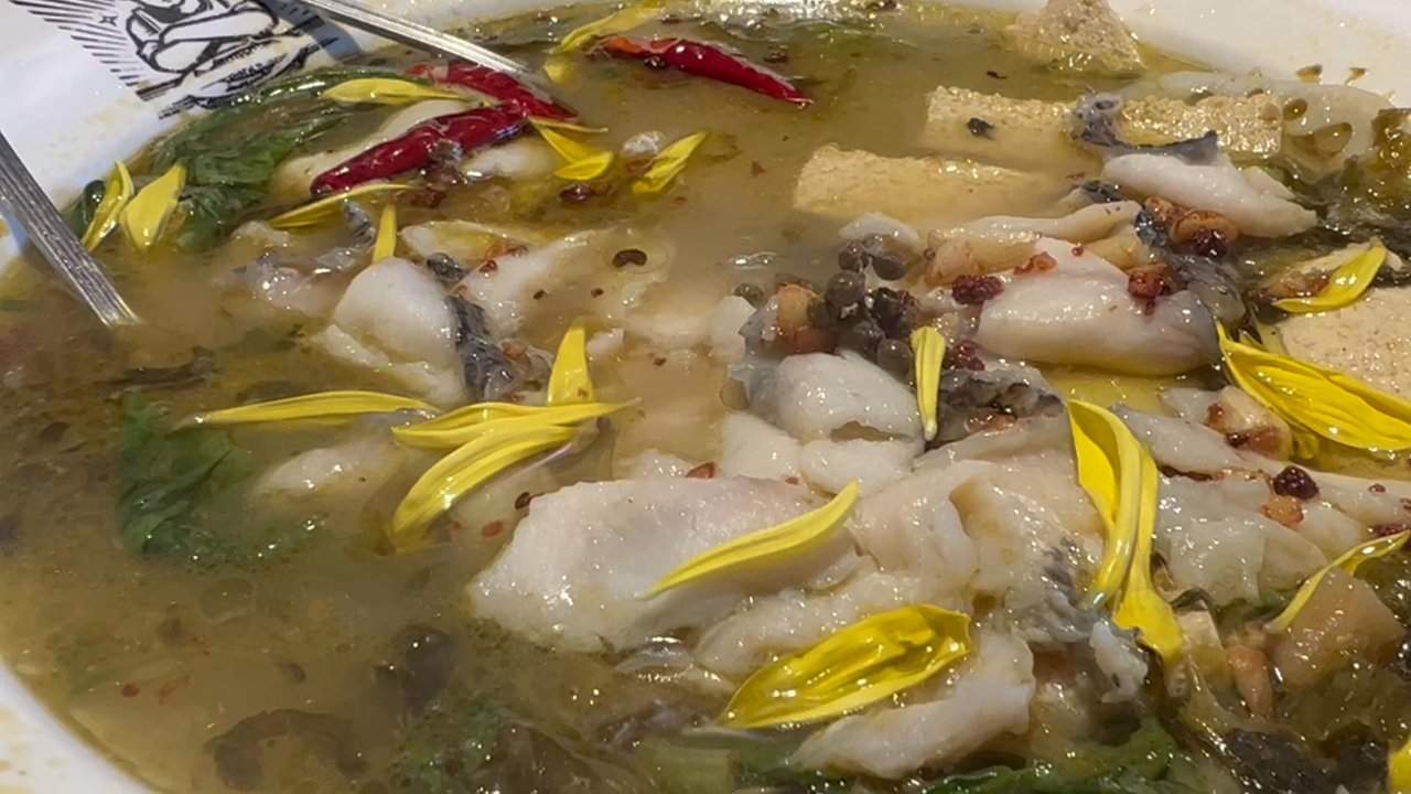 B2J Fish Soup - B2J Classic Extra Fish with Fresh Lotus Root - Szechuan Near Me - Plano, Texas