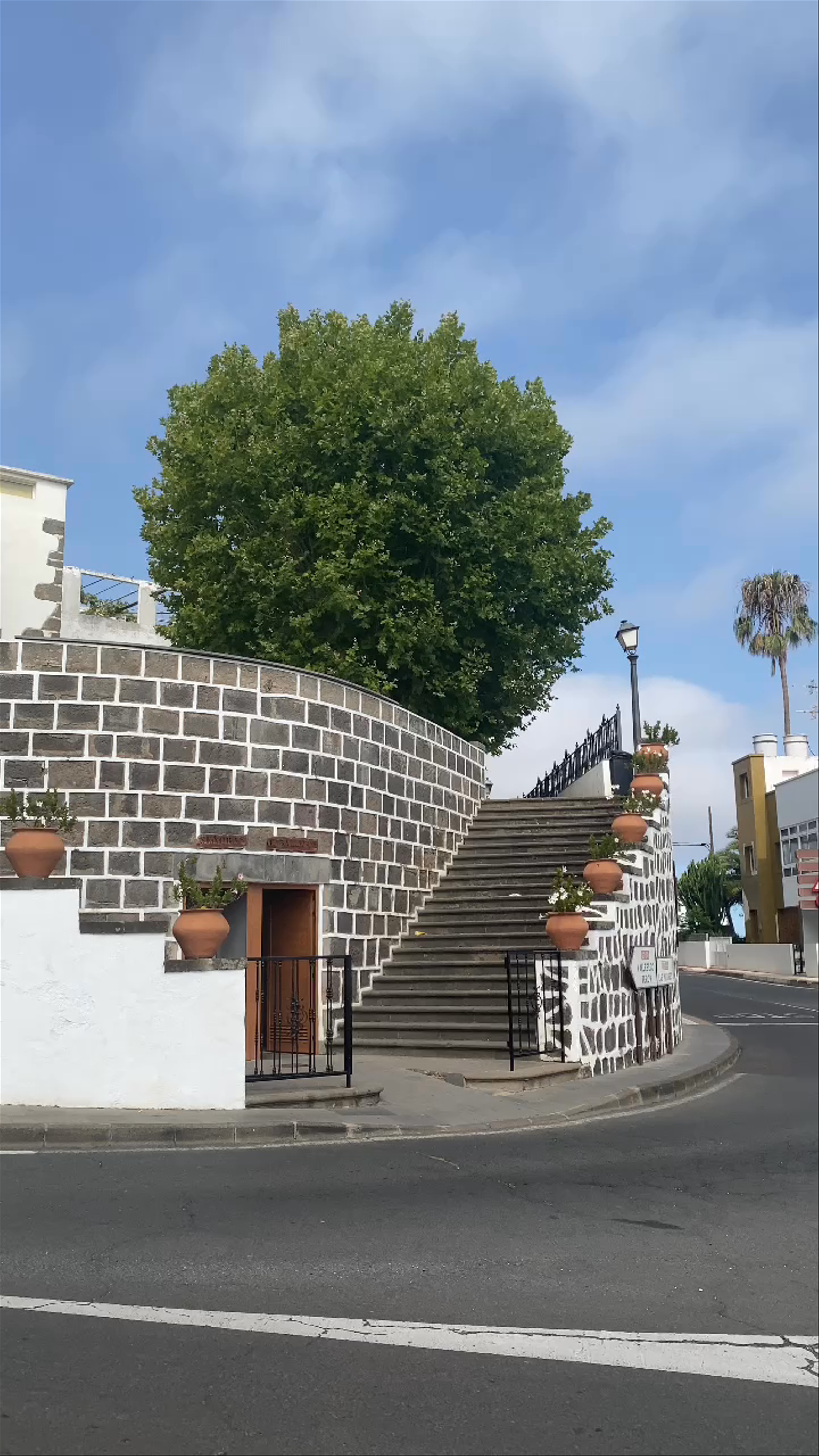 Iglesia De San Roque and Plaza San Roque in Firgas, Canary Islands