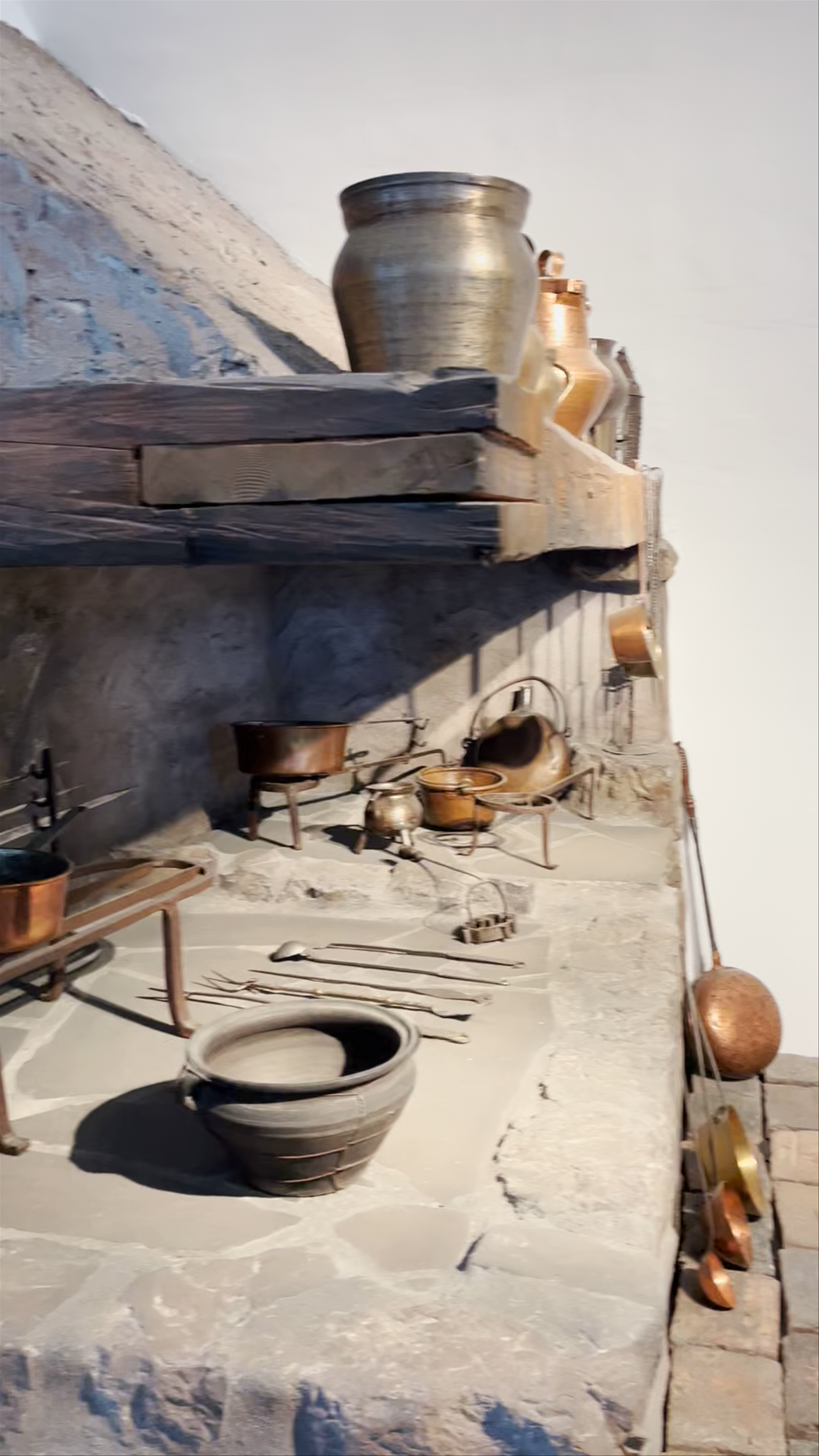 Historic Kitchen Artifacts at Rainermuseum, Hohensalzburg Fortress, Salzburg
