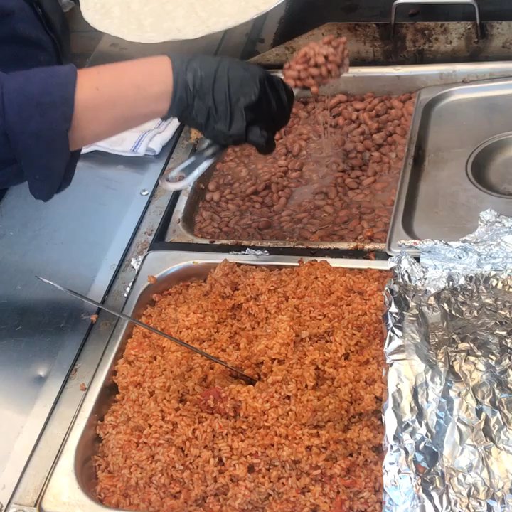 Tacos Sín Karma - Monster Burrito by Taco Sin Karma at Block Party Highland Park in Los Angeles today #tacosinkarma - Caterers Near Me