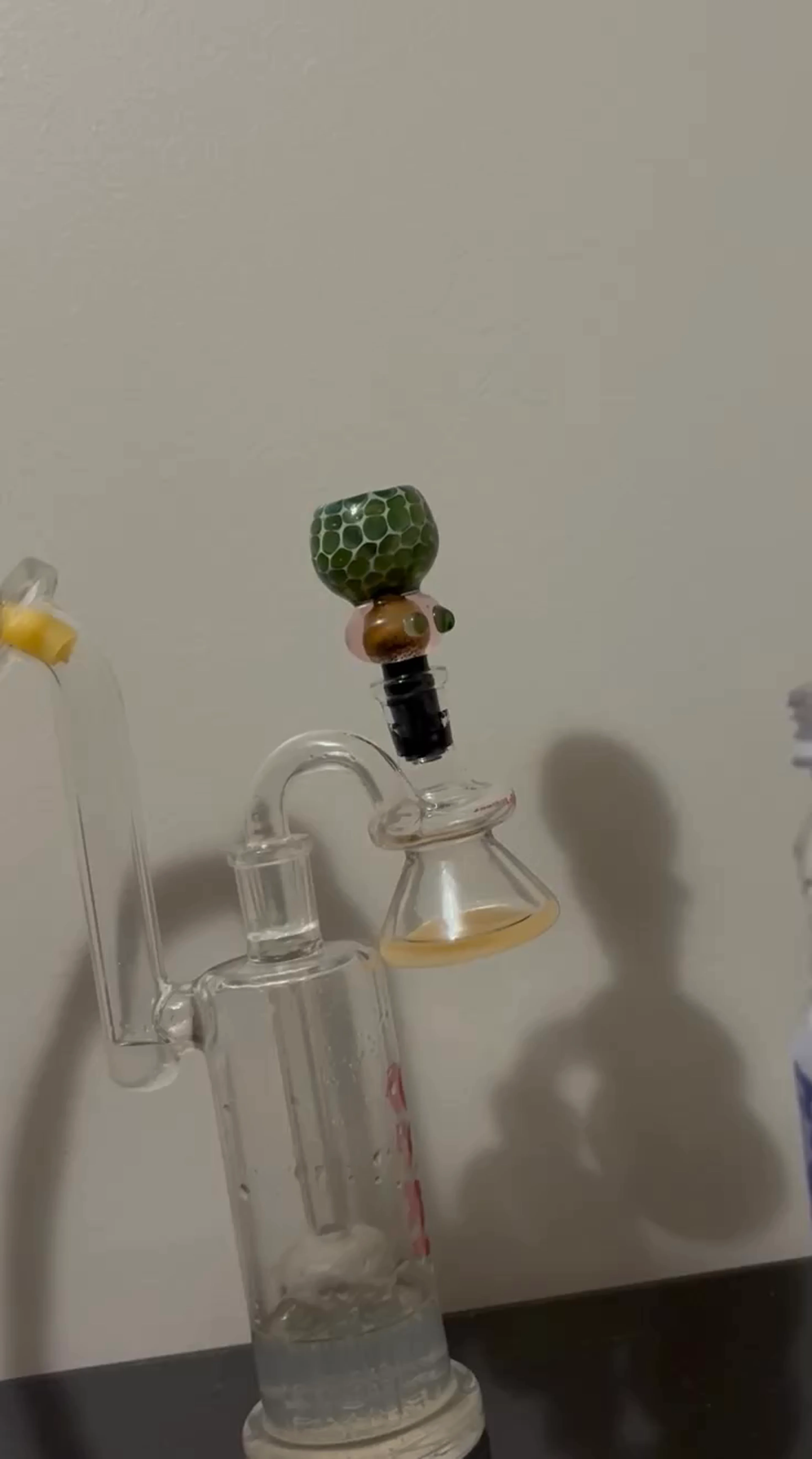Preview pic of Lucky goat rig with reclaim catcher slurper, set and flower bowl
