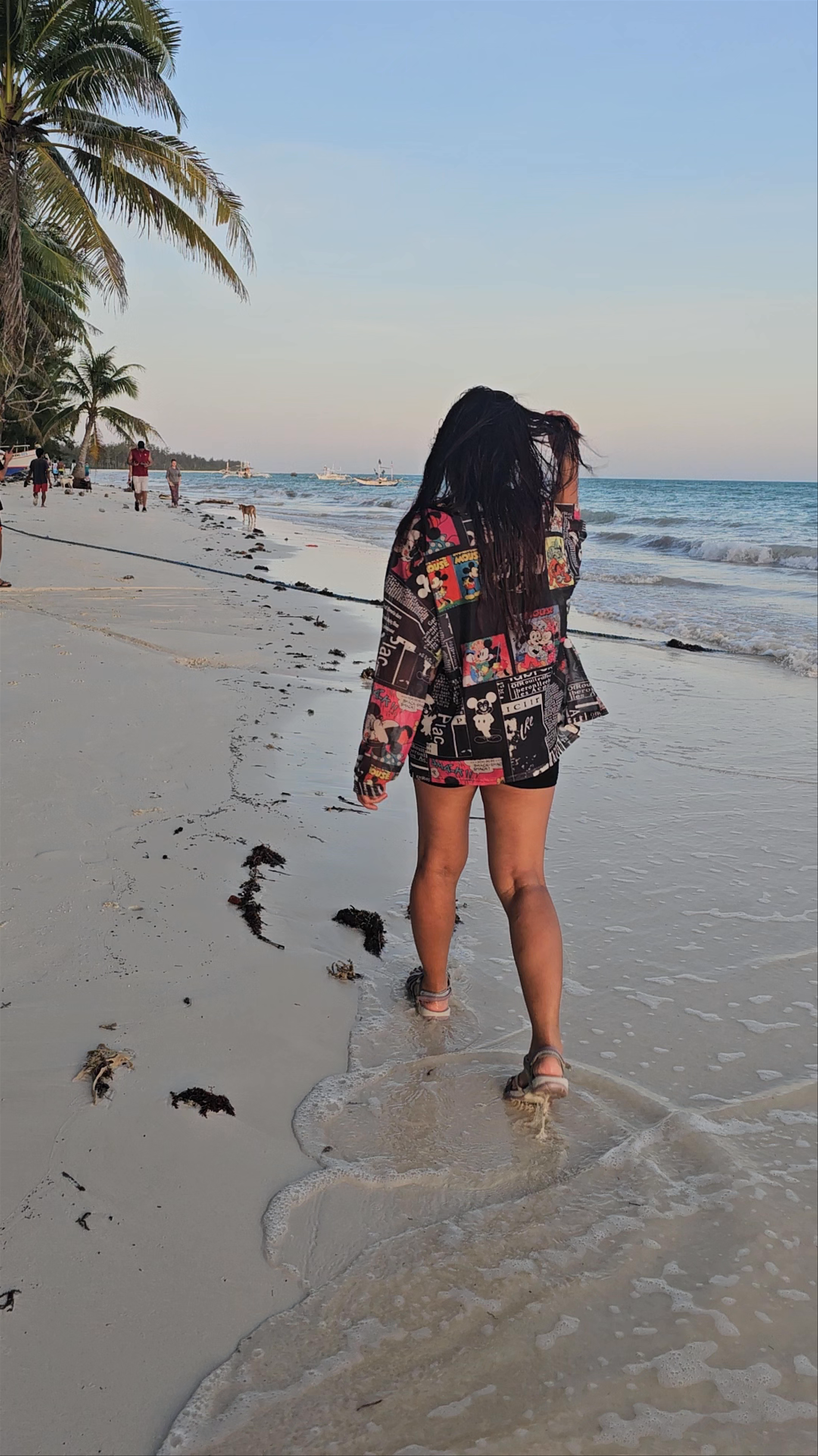 Serene Beach Walk on Balabac Island, Philippines