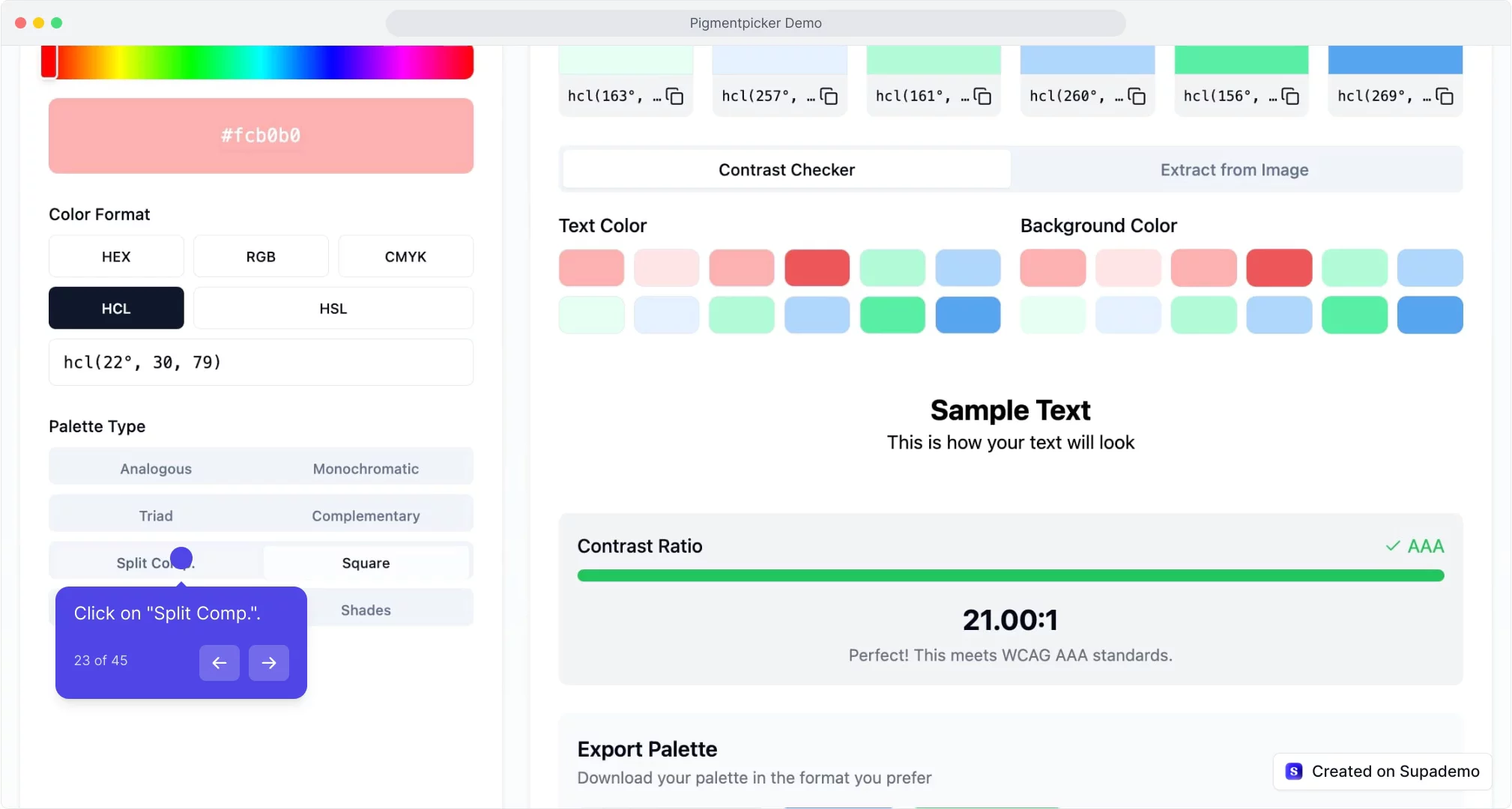 PigmentPicker — AI Color Palette Generator image 1