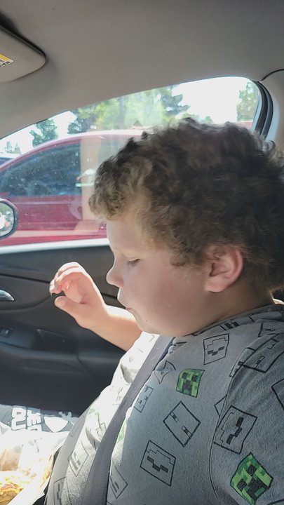 Hot Dog Stand - My boy really enjoyed his cheeseburger - Hot Dogs Near Me - Upland, California
