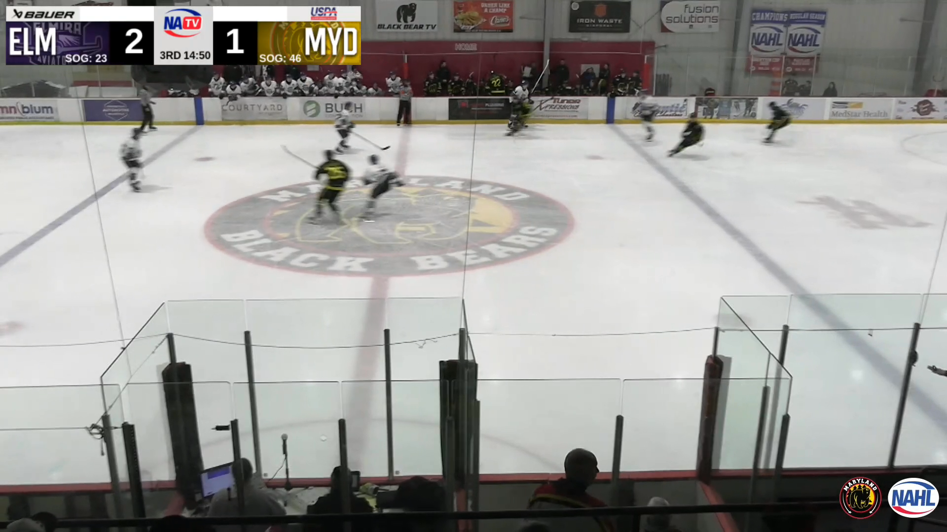 Adam Kurka's Cool Winning One-Timer Goal against Maryland
