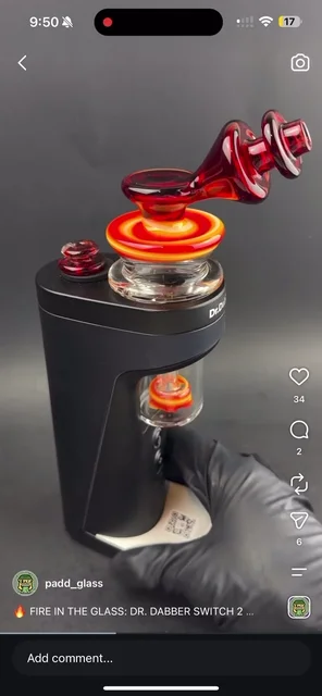 Preview pic of Padd Glass Dr: Dabber Switch 2 Top