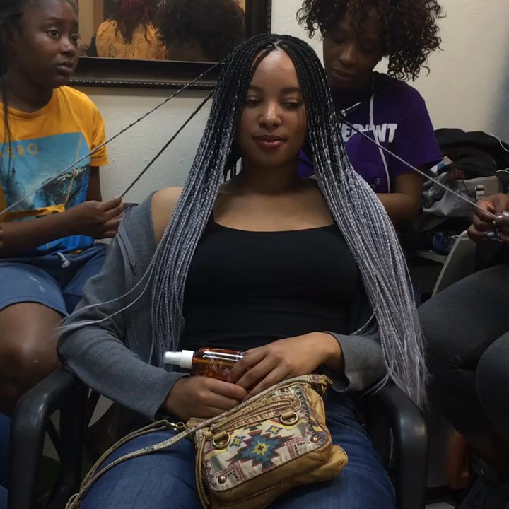 Grace African Braider - What a royal treatment to have four girls working on you! - Hair Stylists Near Me - Dallas, Texas