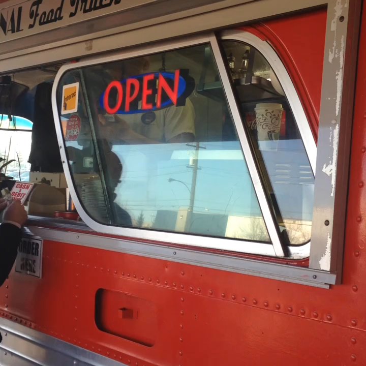 Rocky's Burger Bus - Burgers on the grill! - Burgers Near Me - Calgary, Alberta