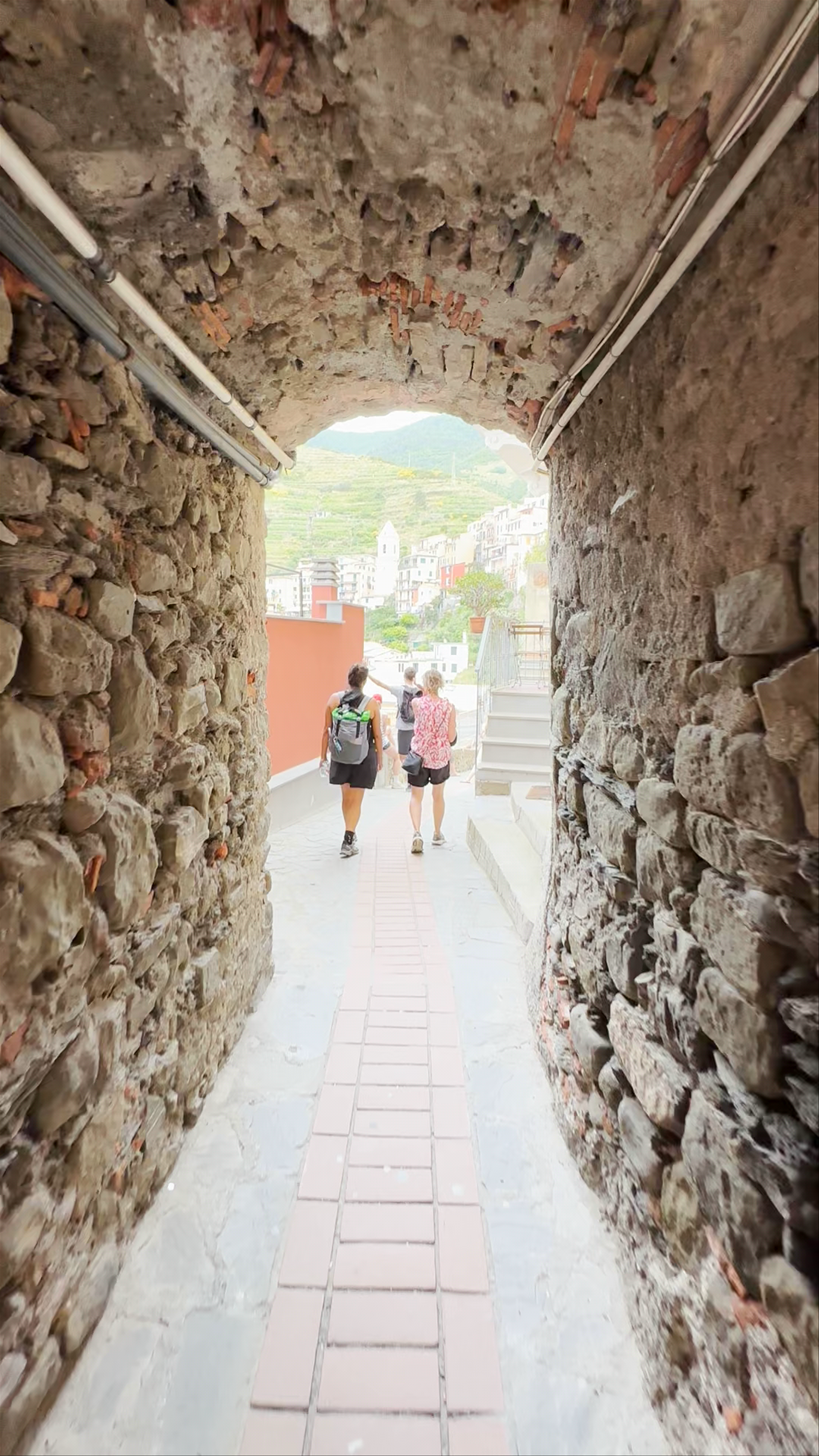 Walking Through Manarola's Secret Alleyways in Liguria, Italy