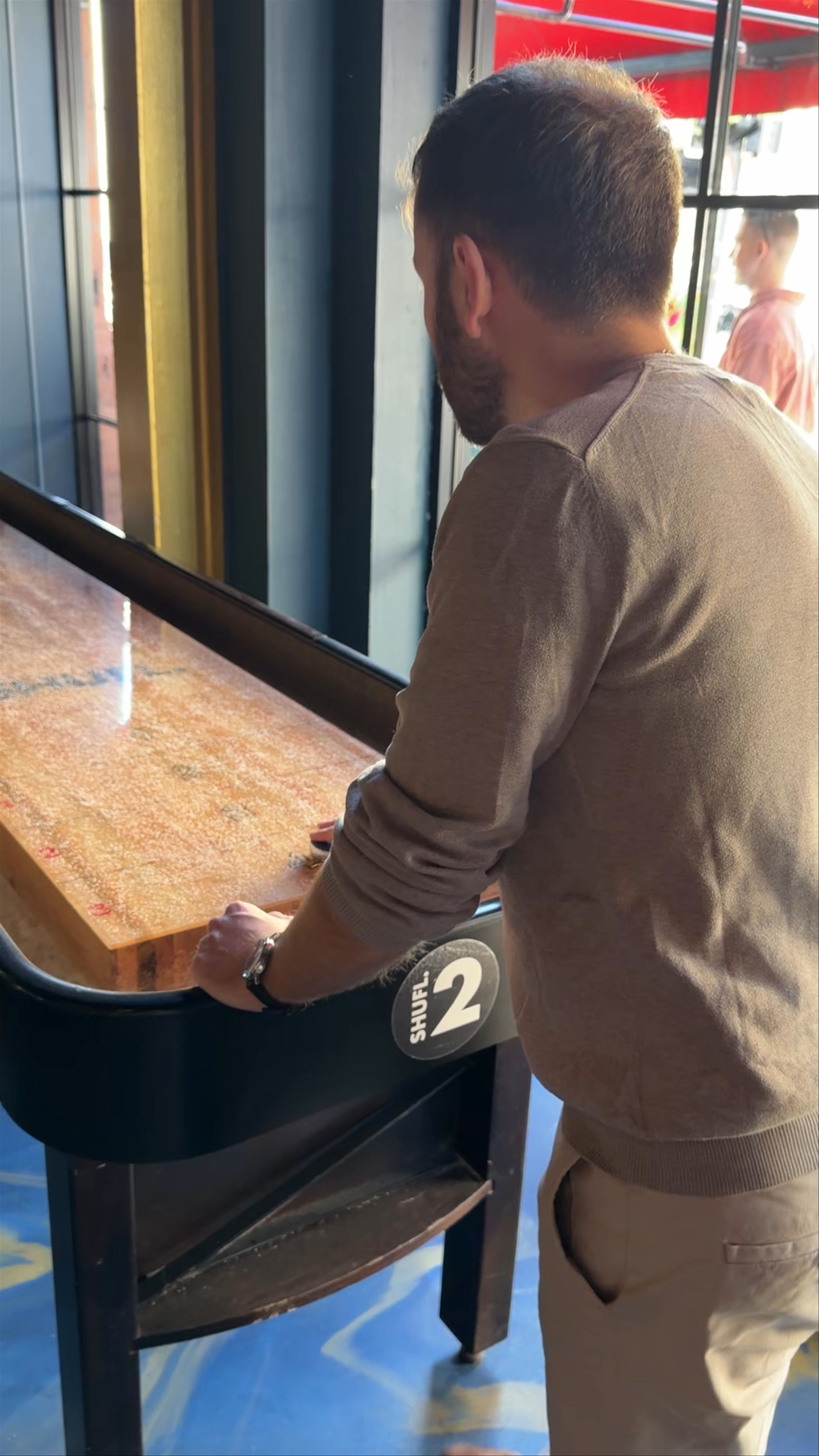 Shuffleboard Fun at The Stock Exchange, Belfast