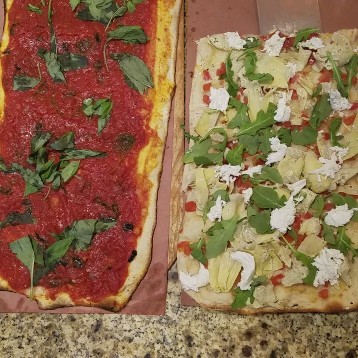 Jules Thin Crust - Man, that's a lot of pizza - Pizza Near Me - Newtown, Pennsylvania
