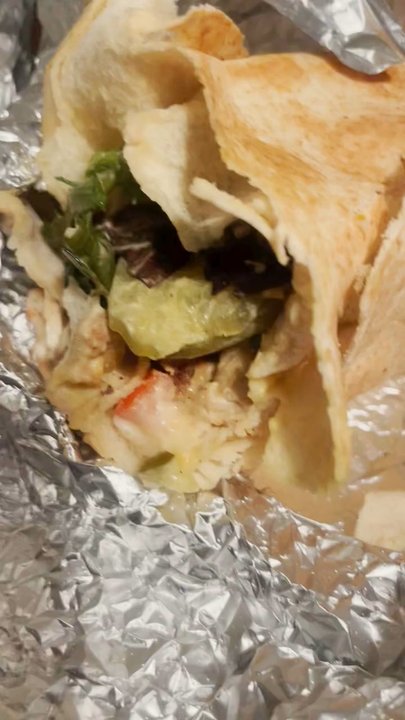 Petra Cafe - Pickles that I was told were not in there & I'm allergic to-he kept hanging up on me when I asked them for a refund - Mediterranean Near Me - Santa Barbara, California