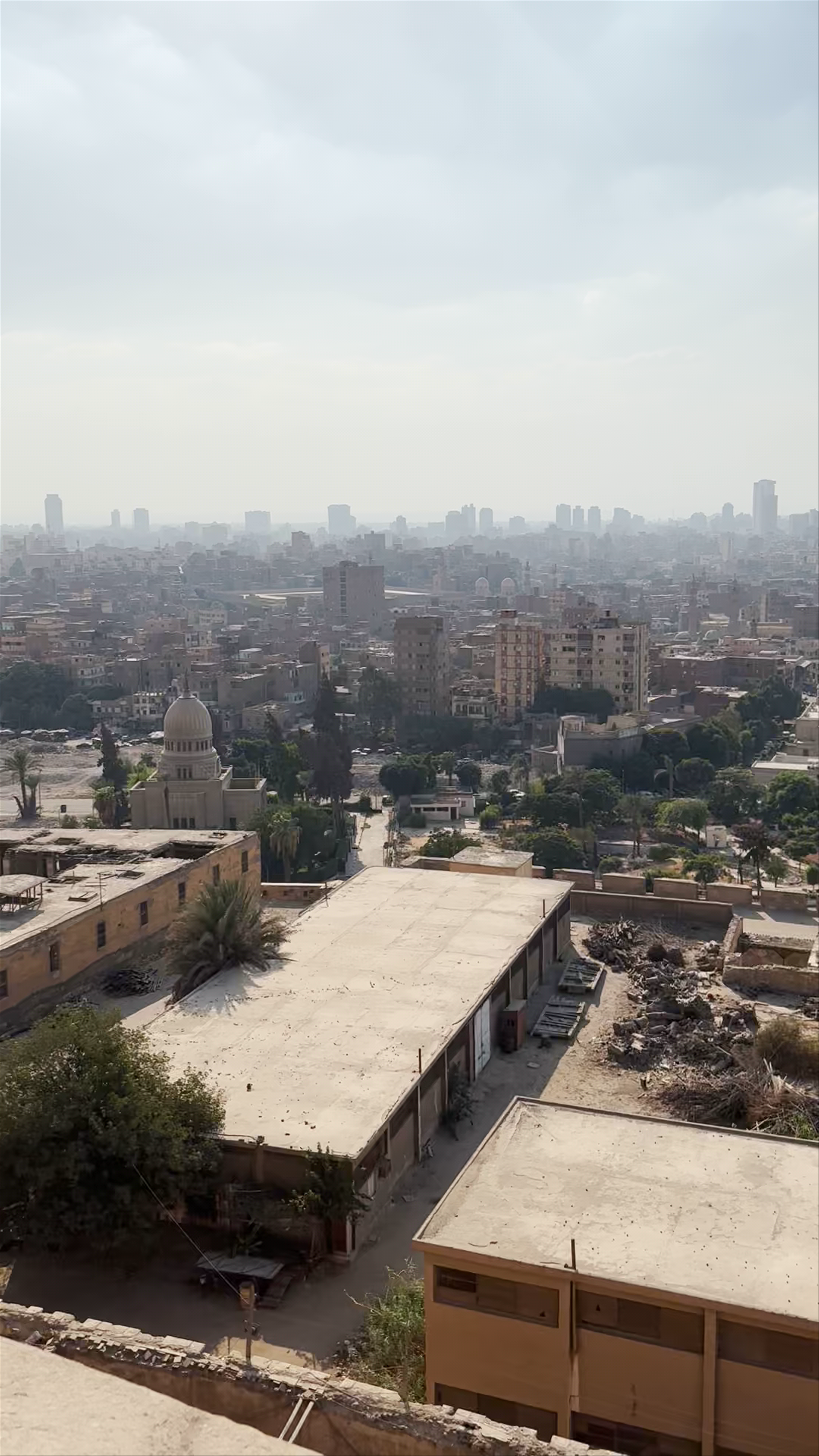 Historic Cairo Panorama from Citadel of Salah El Din