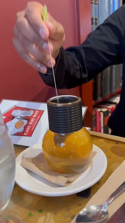 Cafe This Way - Tea was served in a bulb glass - New American Near Me - Bar Harbor, Maine