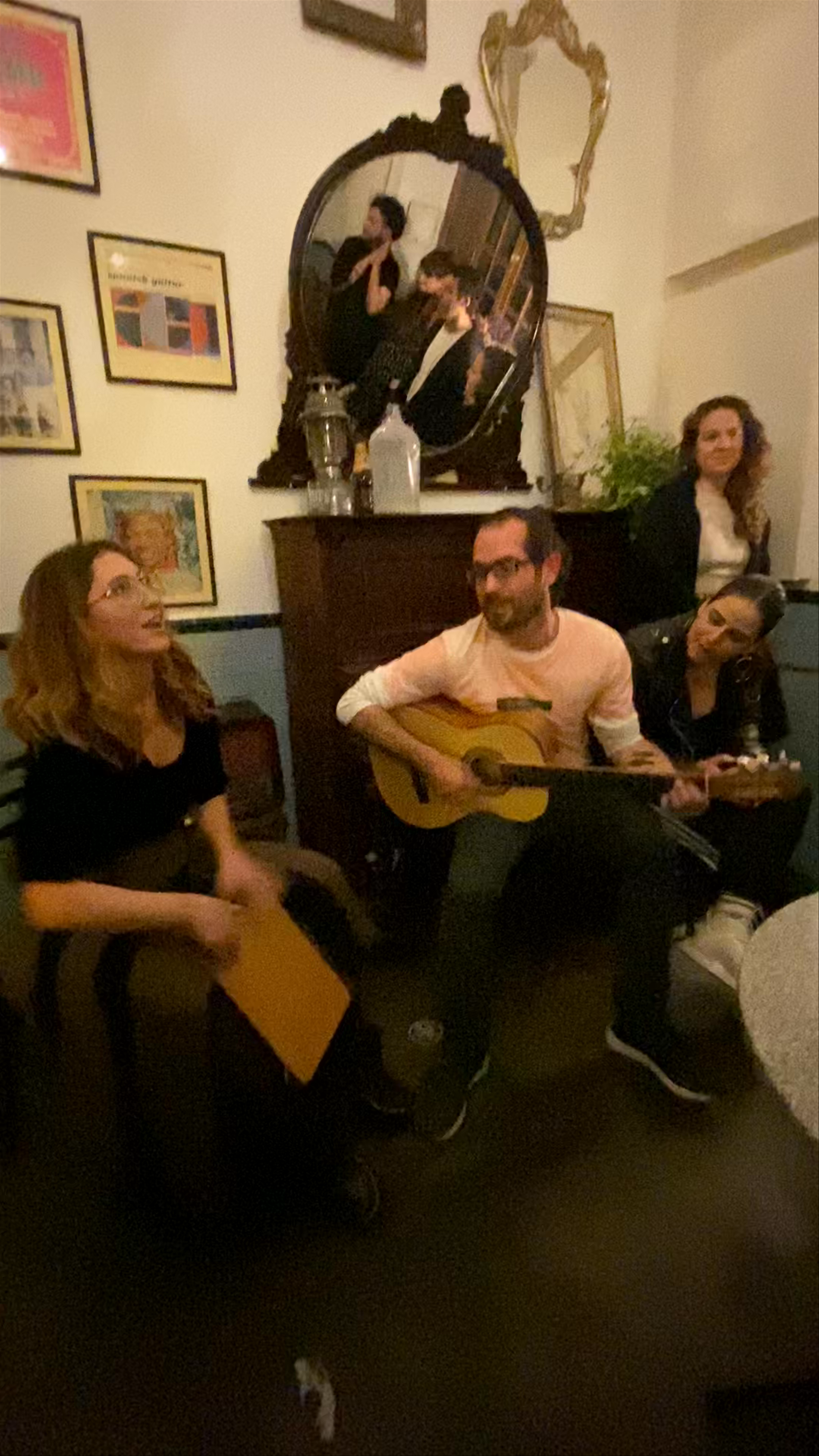Intimate Live Music Gathering at Casa Rebara 1921 in Miraflores, Peru