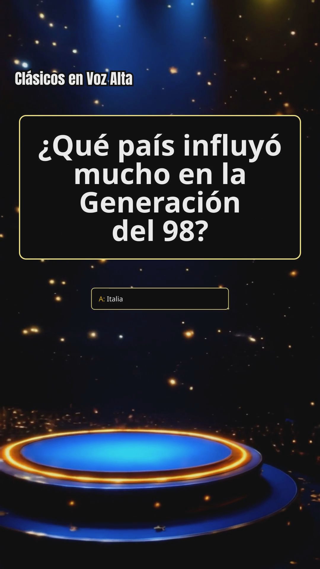 ¿Cuánto sabes sobre la Generación del 98 y su mirada al mundo?