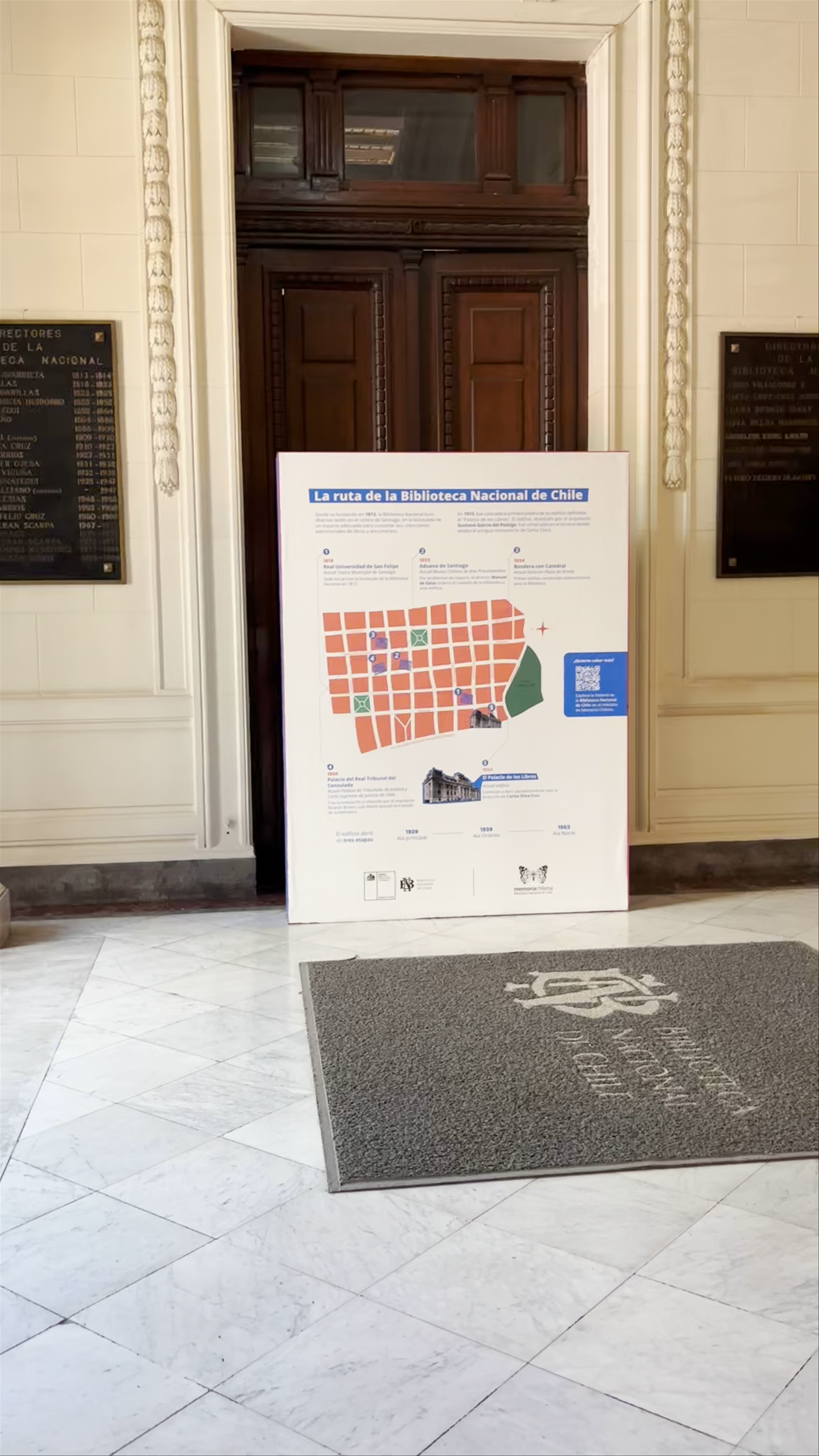 Biblioteca Nacional de Chile - Avenida Alameda Libertador Bernardo O'Higgins