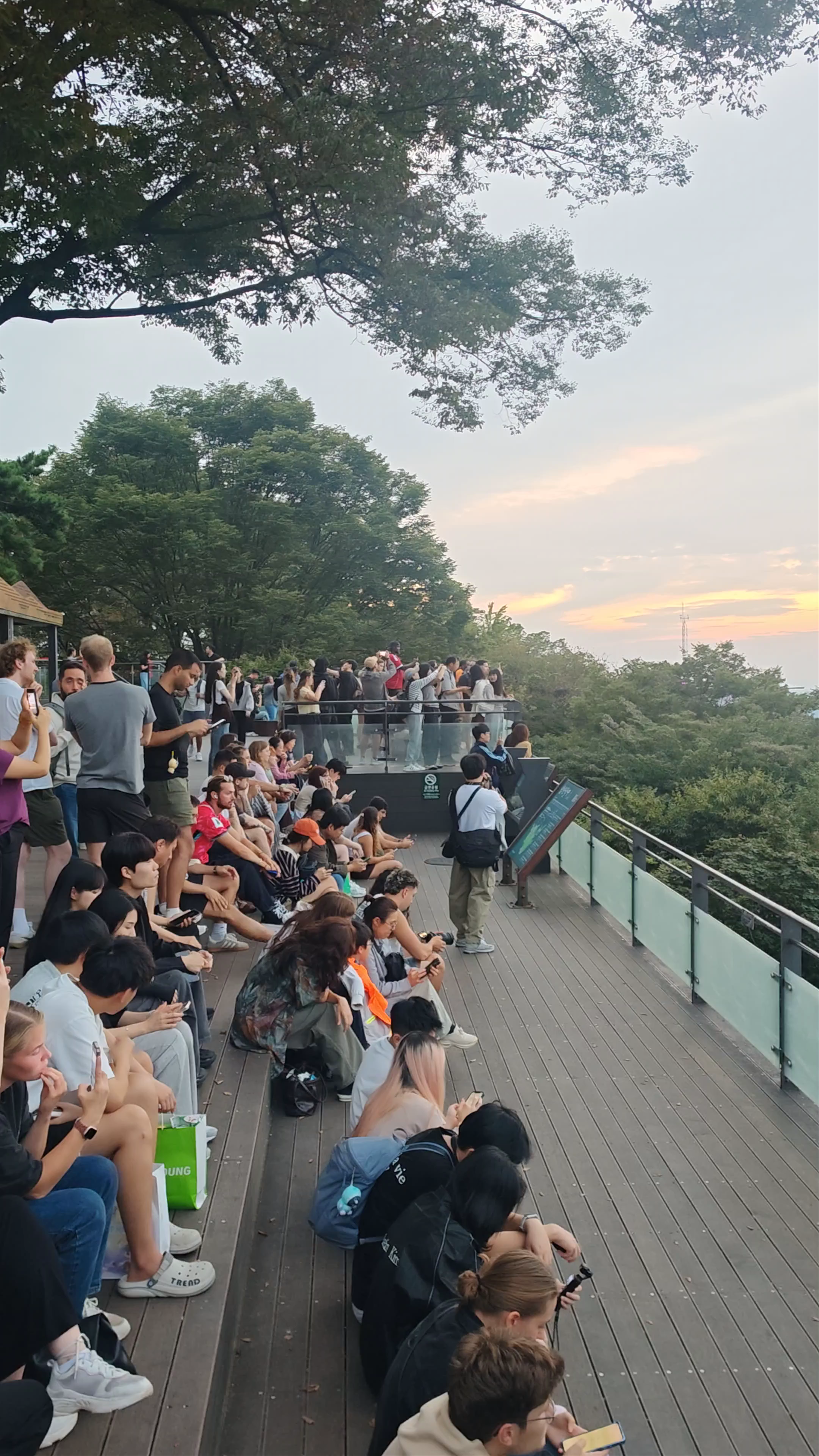 Namsan Octagonal Pavilion Park Observatory