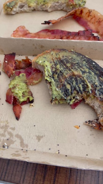 Dunkin' - Burnt avocado toast from Dunkin' donuts in Suisun. City - Donuts Near Me - Suisun City, California