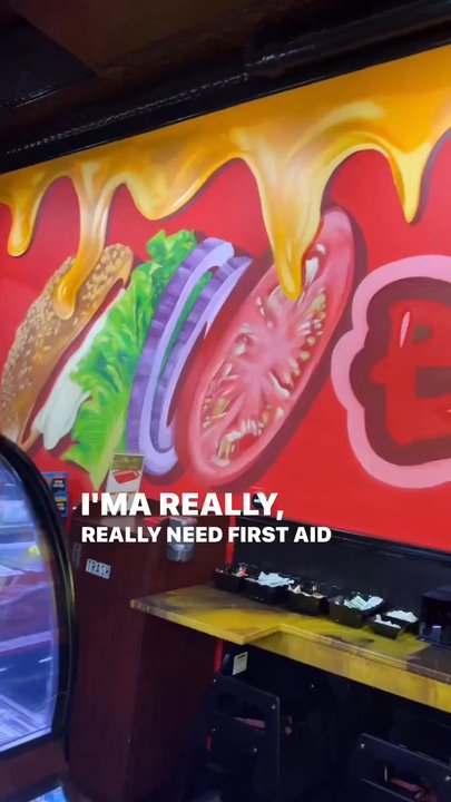 Between The Bunz - I love this mural - Fast Food Near Me - Norwood, Massachusetts