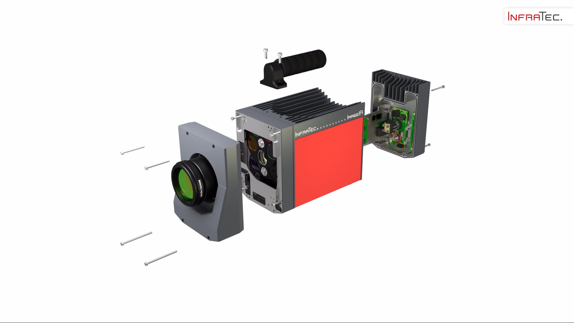 Modulares Design der Wärmebildkameraserie ImageIR® von InfraTec
