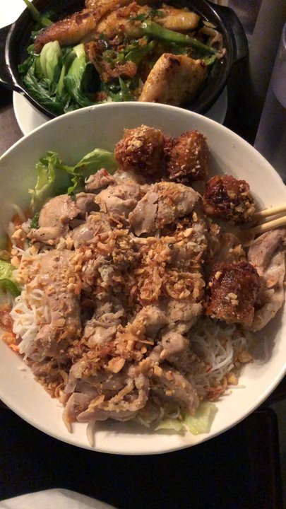 V-Nam Cafe - Vermicelli Chicken Noodle (+ Spring Rolls), Clay Pot Red Curry Fish Rice, Pho Pho Beef Noodle Soup - Vietnamese Near Me - New York, New York