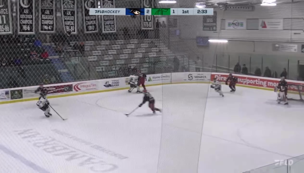 Harry Ahlberg's assist Brooks Bandits Highlights