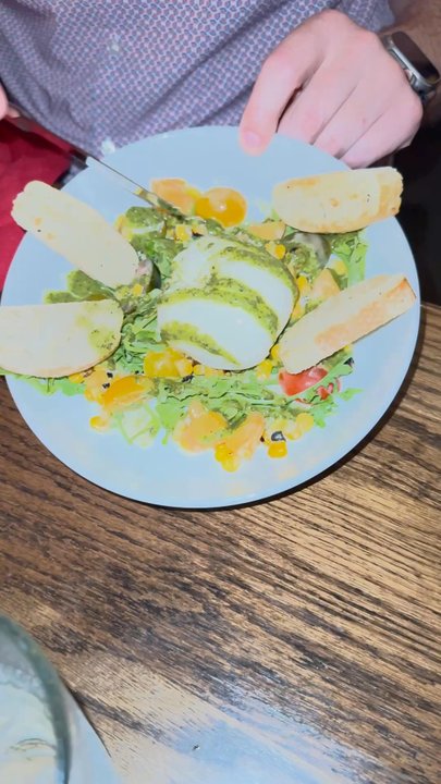 Amsterdam Cafe - Burrata appetizer - New American Near Me - Auburn, Alabama