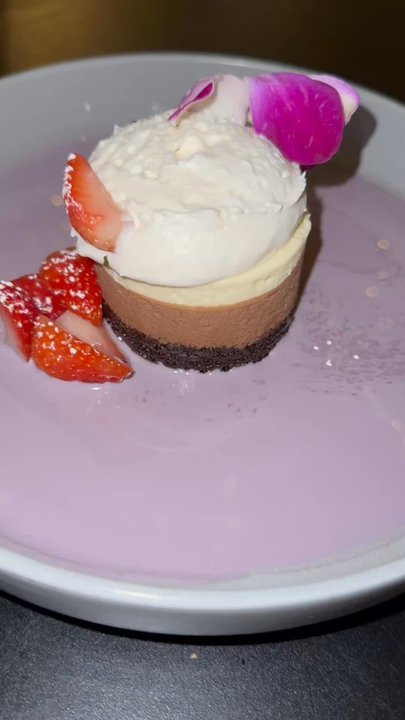 Wonderyard Garden + Table - Triple layer ube mousse - Pizza Near Me - Denver, Colorado