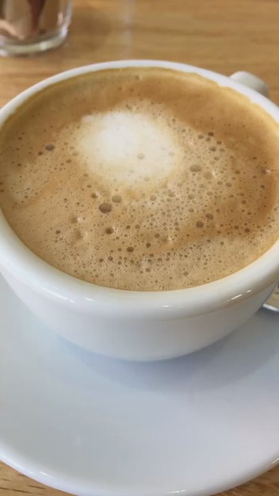 Flora - My cappuccino with almond milk is alive!! - Italian Near Me - Brooklyn, New York