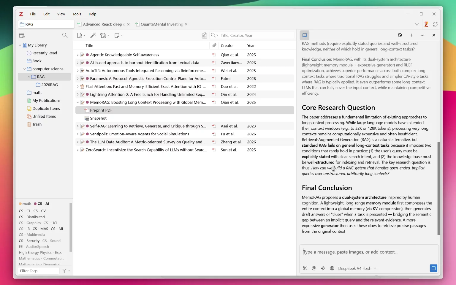 BibGenie - AI Research Agent for Zotero image 1