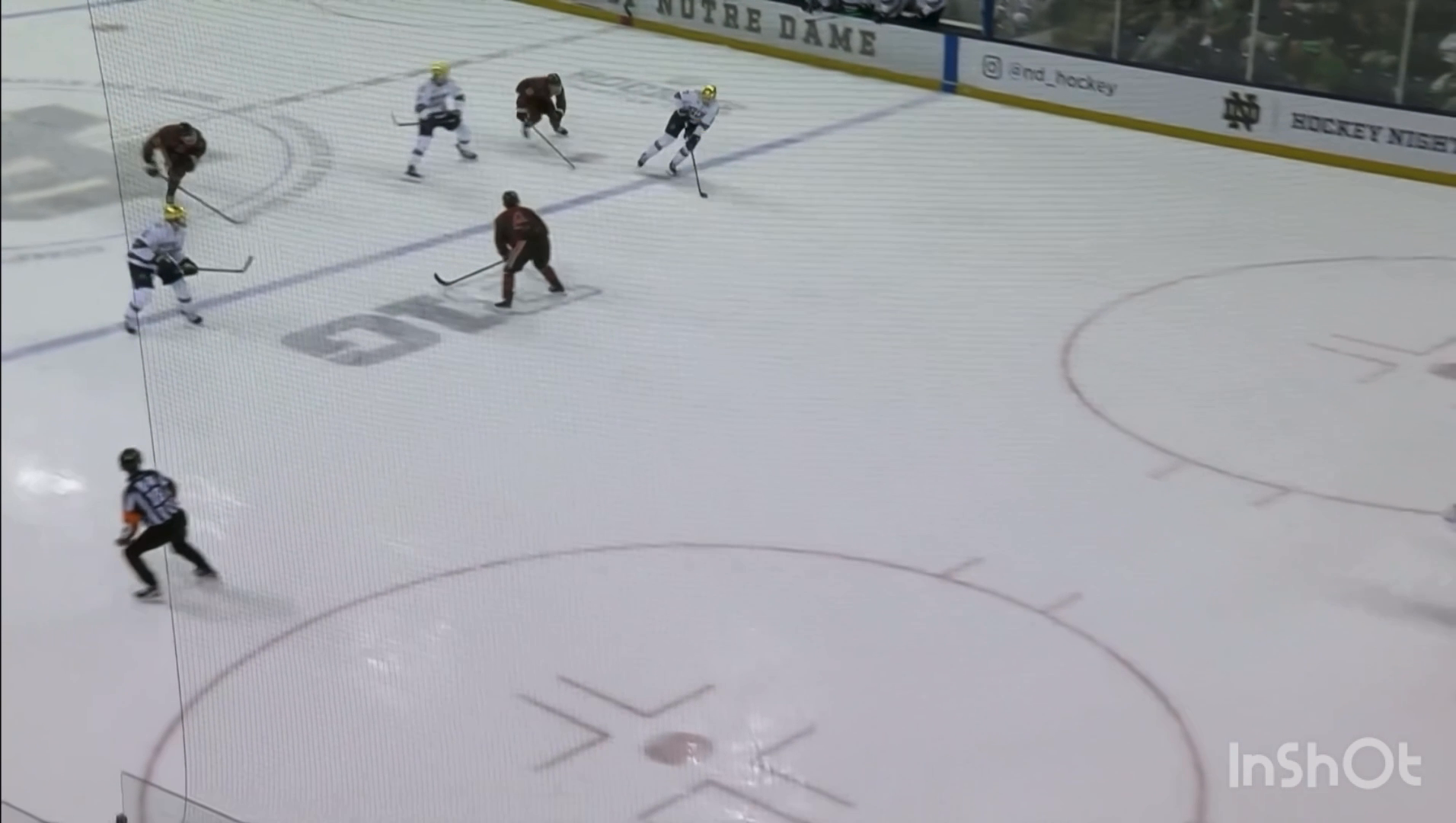 Caeden Carlisle's First NCAA Point - Notre Dame Highlights