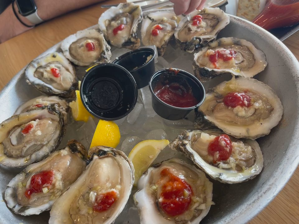 Pier 6 - Oysters here are the best and the freshest - Seafood Near Me - San Leon, Texas