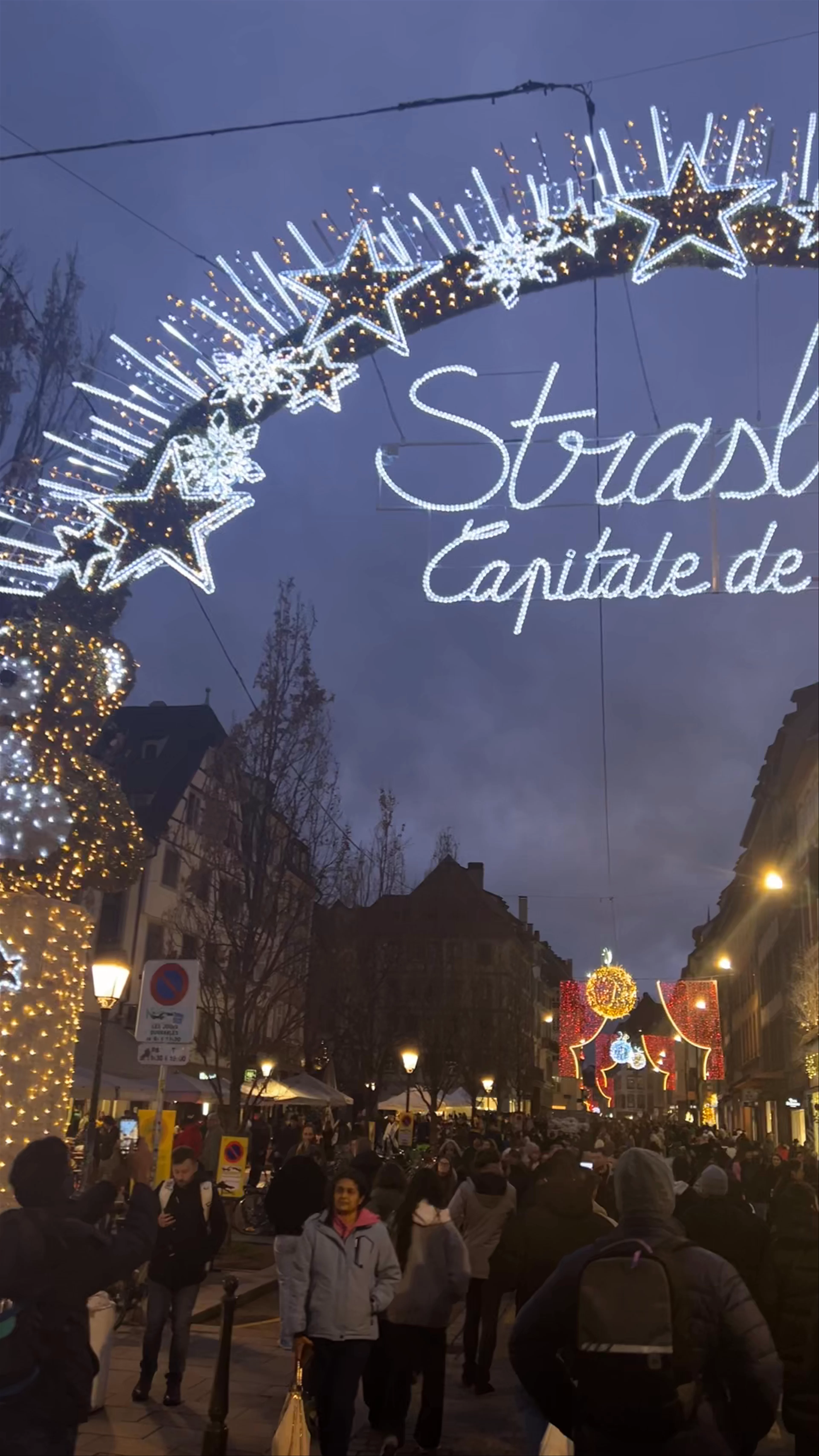 Christmas market, Place Henri Dunant, Strasbourg, France