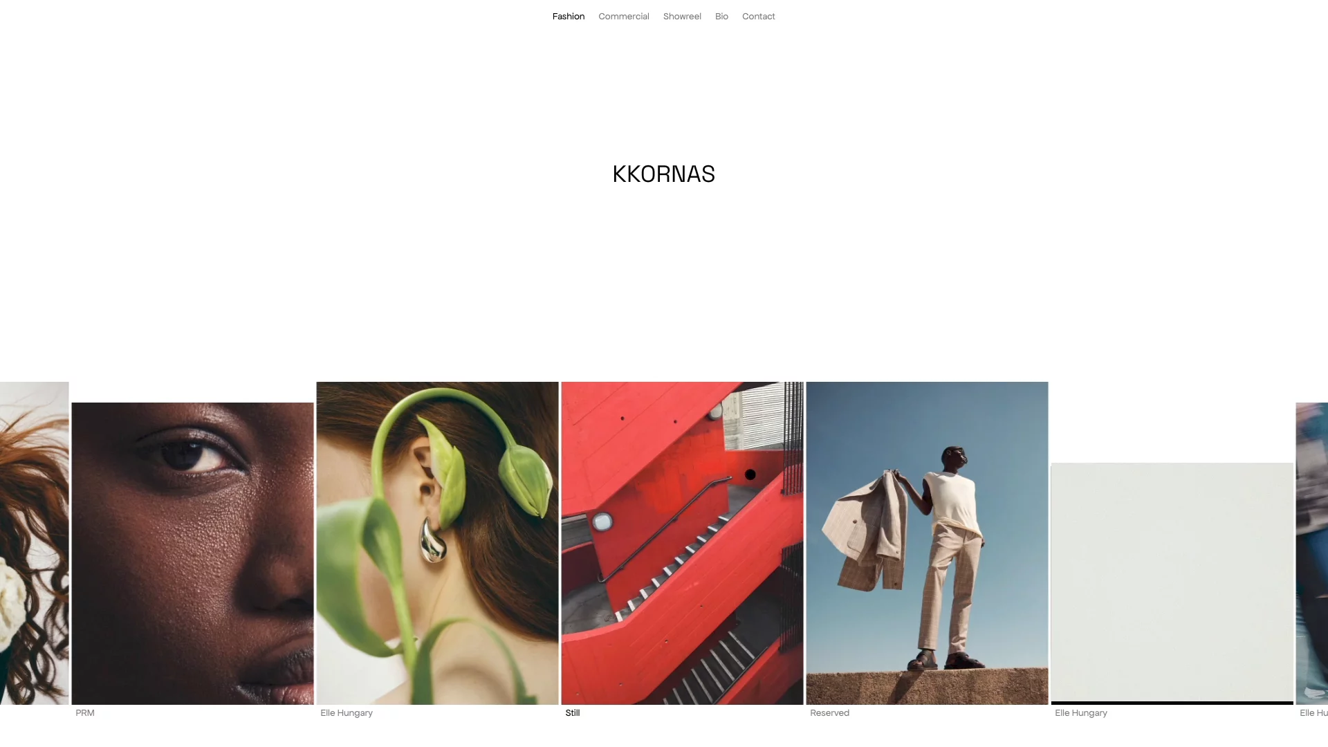 Minimal portfolio for Kasia Kornas-Duraj