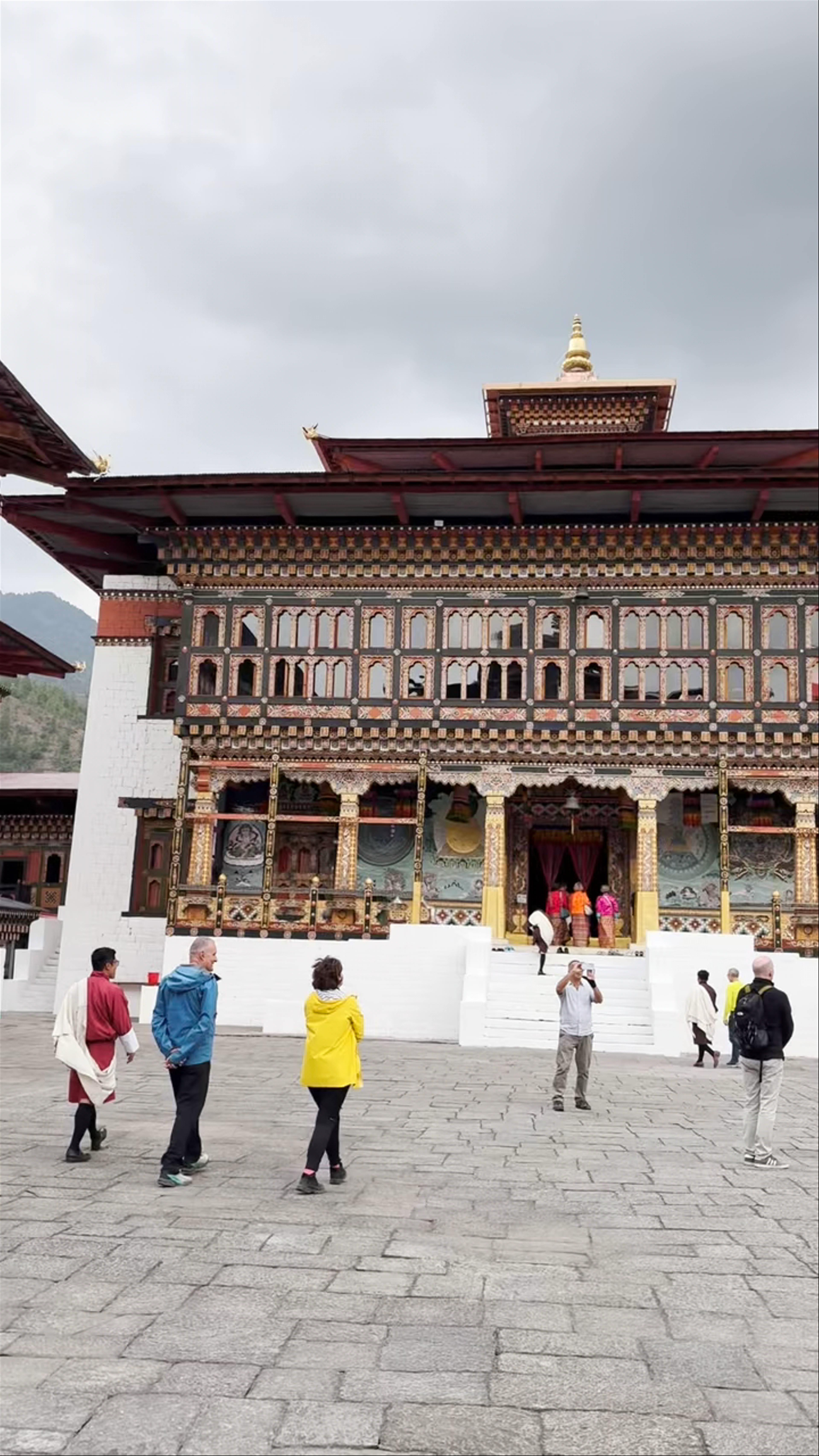 Tashichho Dzong Buddhist Monastery Bhutan