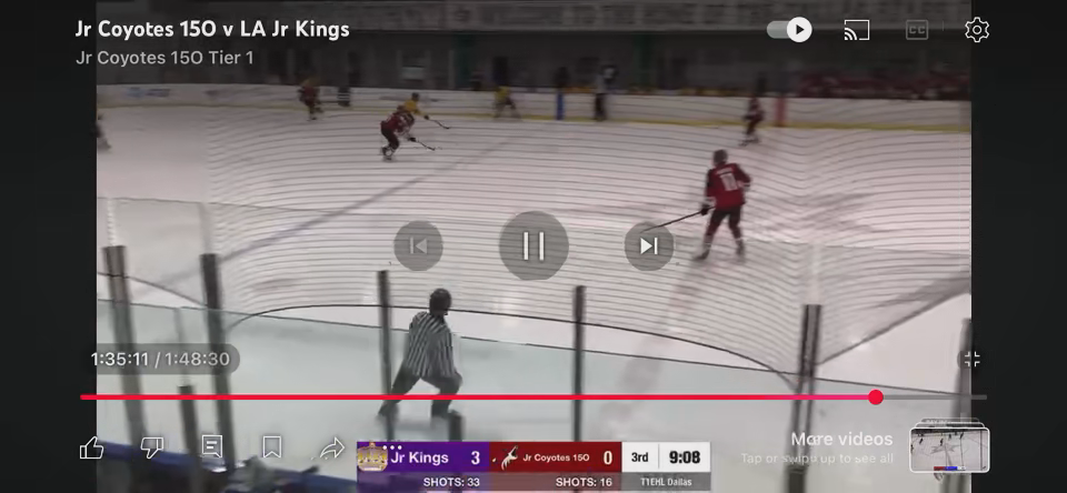 Wyatt Barton Delivers a Crushing Hit | Phoenix Jr. Coyotes 15U AAA