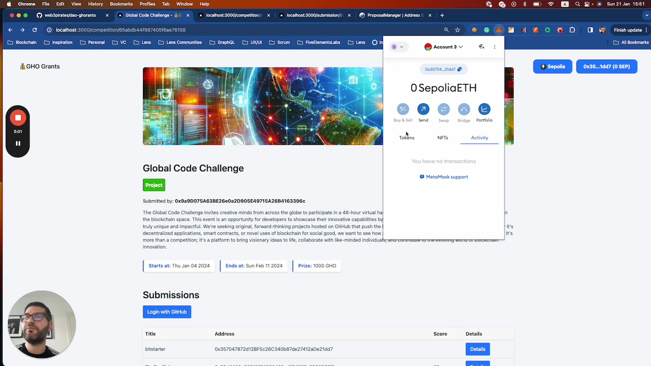 💰GHO Grants video demo