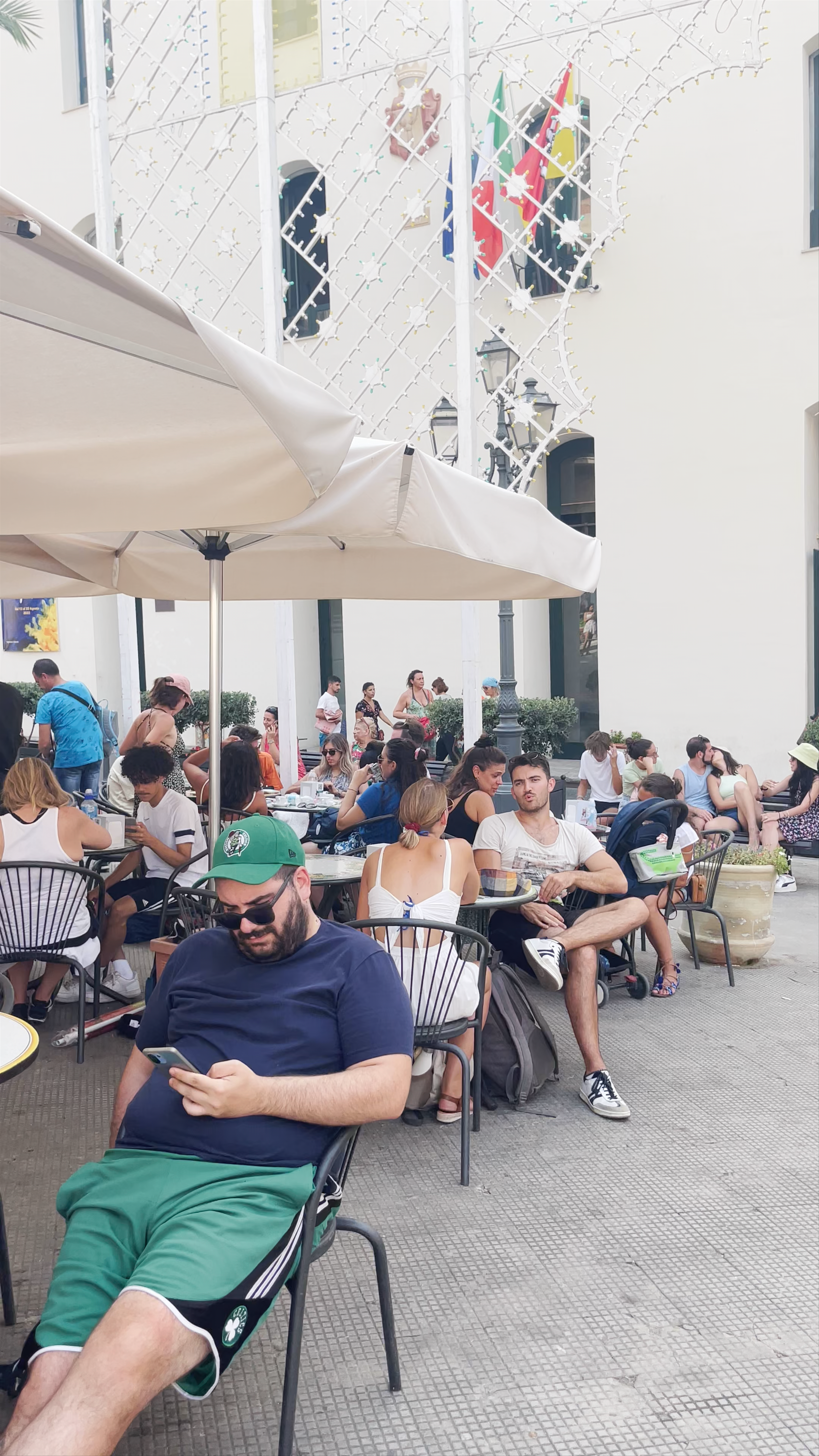 Relaxed Social Vibes at Piazza del Duomo, Cefalù