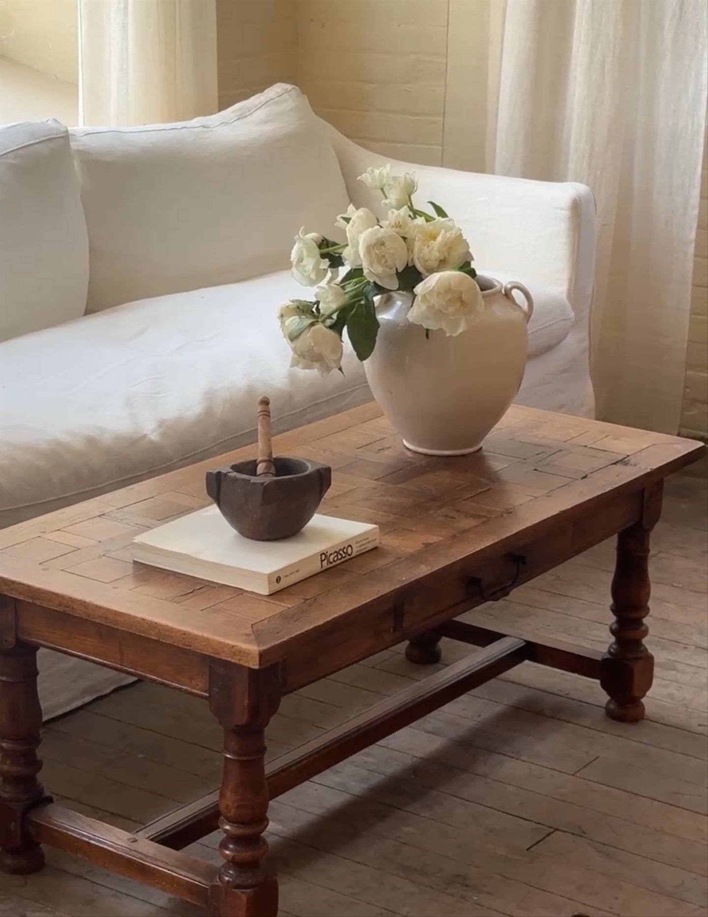 Small Parquet Coffee Table
