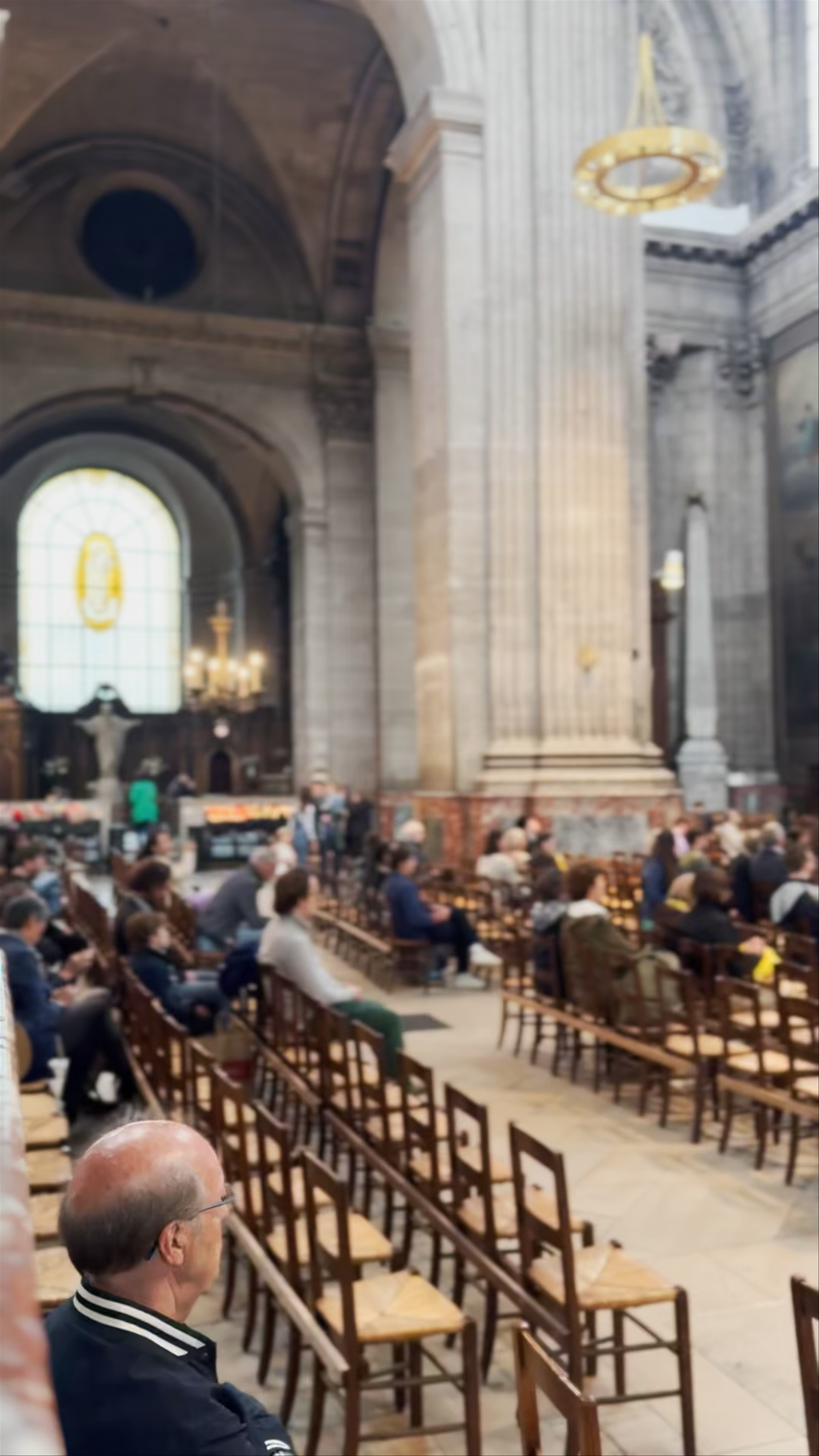 Peaceful Mass at Saint-Sulpice, Paris