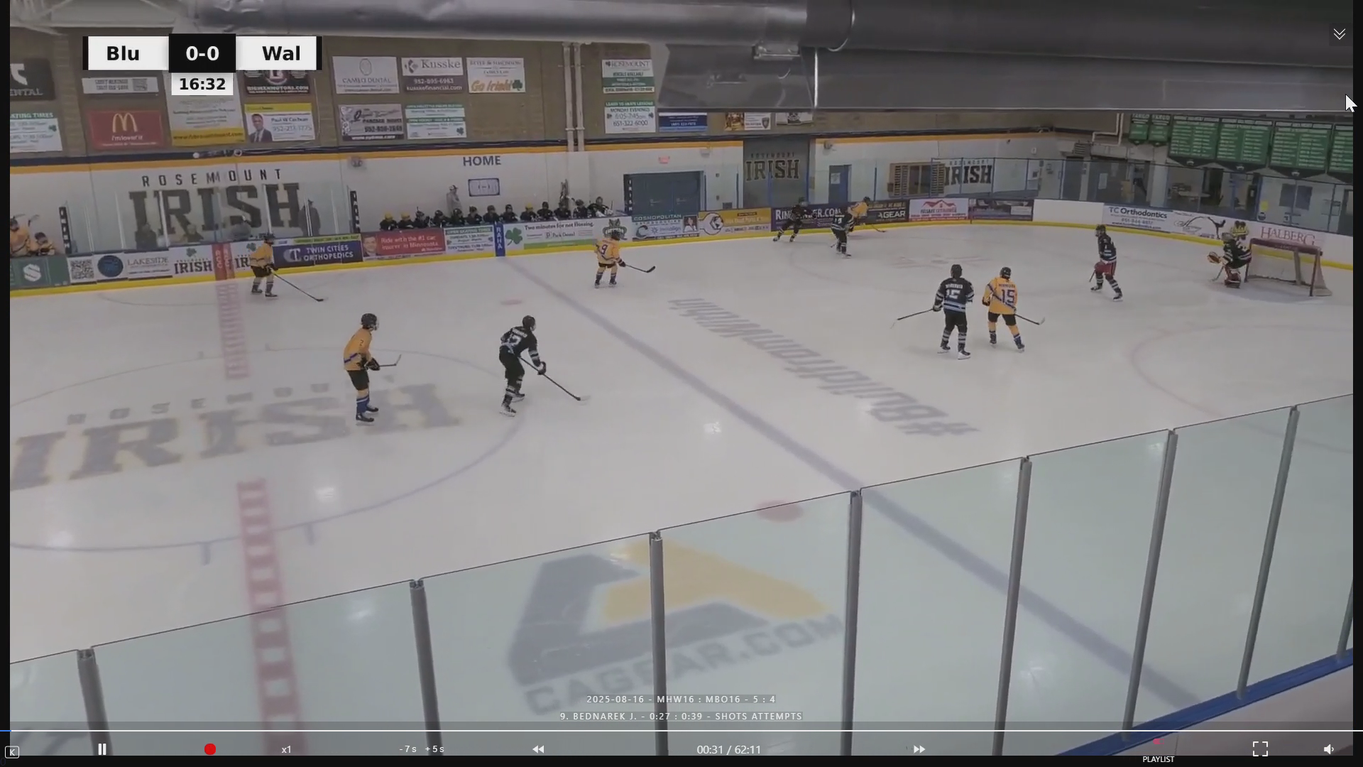 Jackson Bednarek: MN Walleye 16U AAA Offensive Highlights