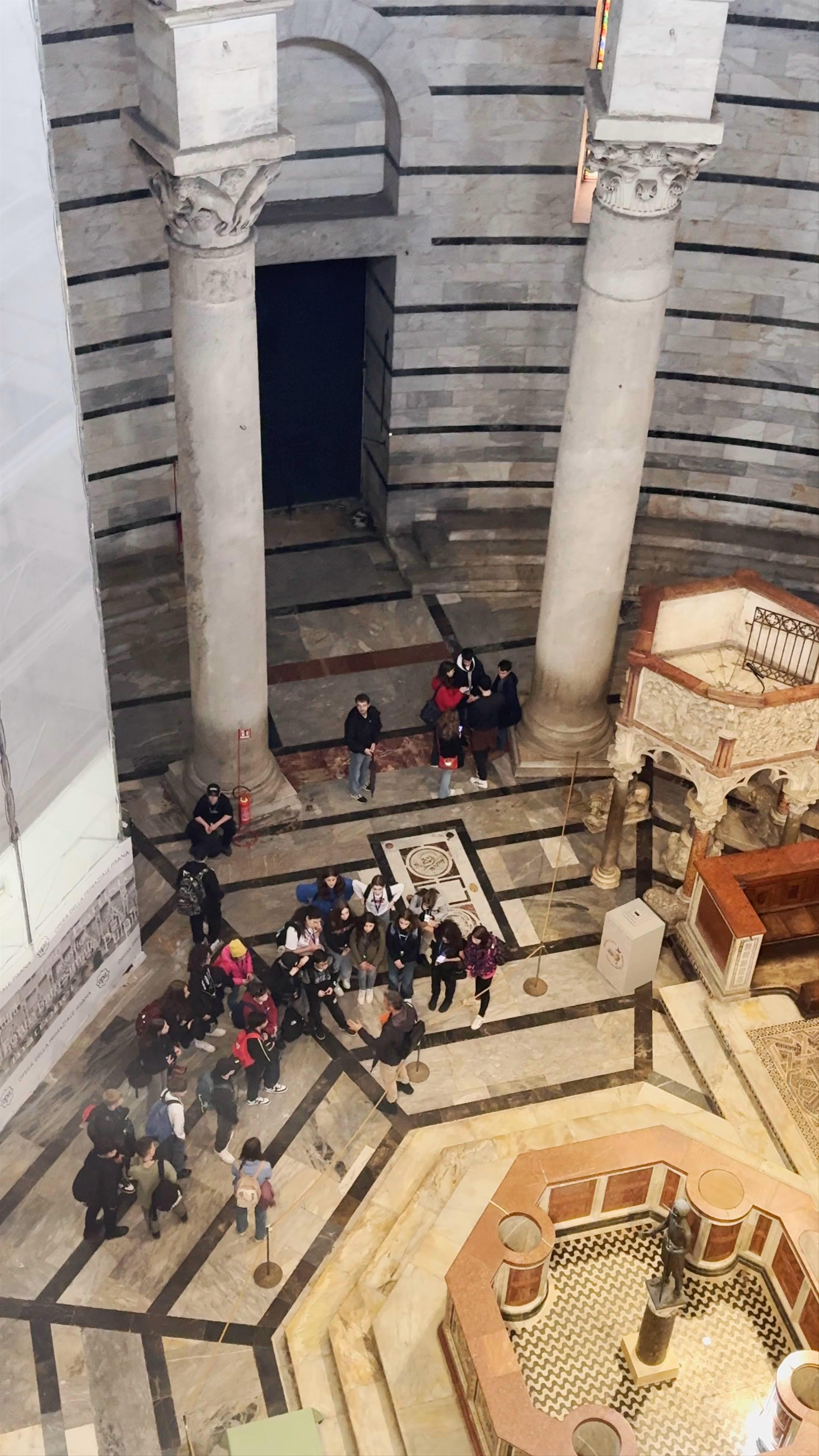 Inside the Battistero di San Giovanni - Pisa's Radiant Renaissance Jewel