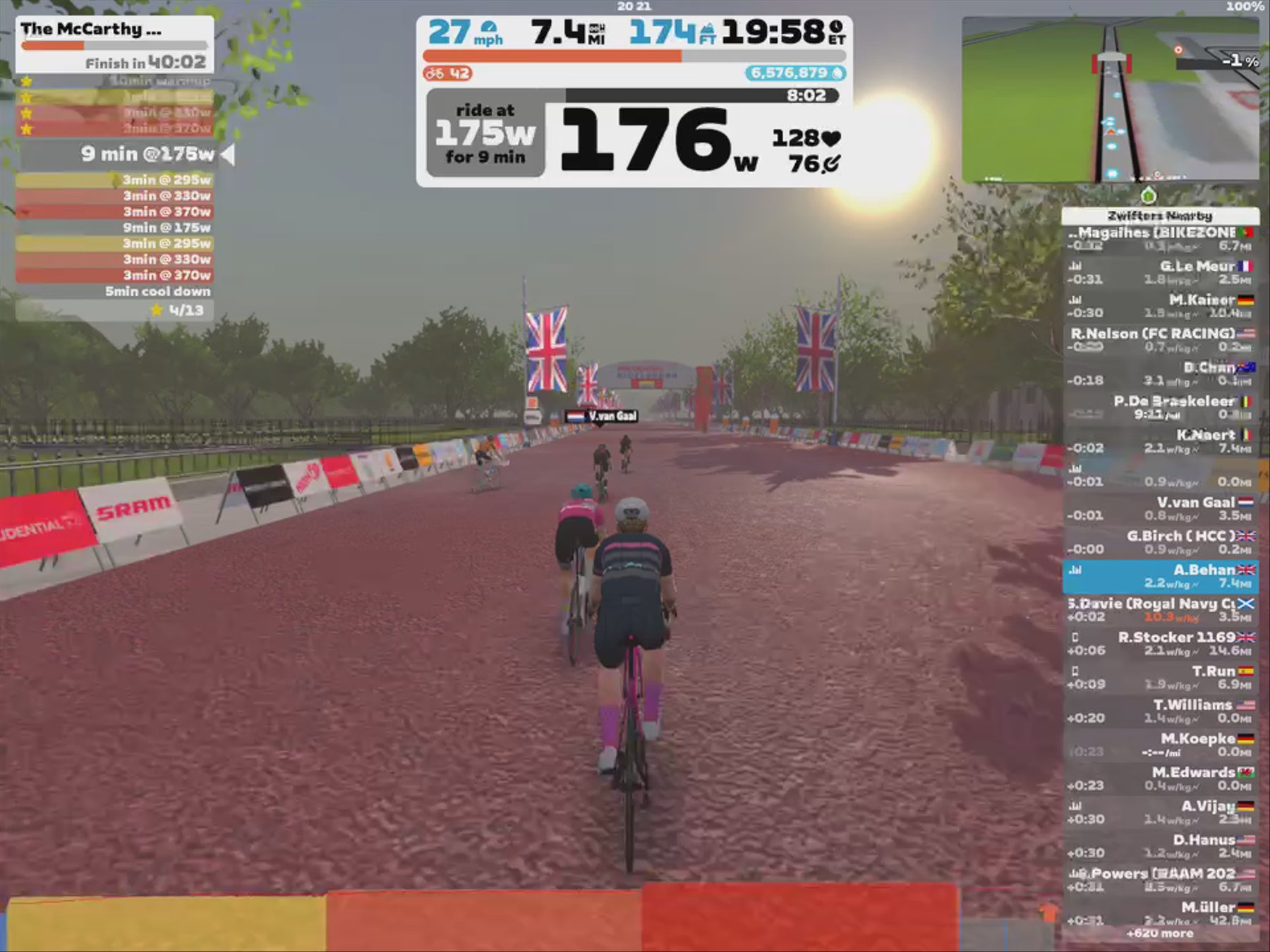 Zwift - The McCarthy Special in London