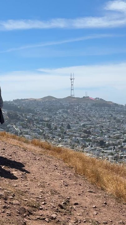 Bernal Heights Park - 06.14.25 from one end to the other, Twin Peaks to the Bay - Dog Parks Near Me - San Francisco, California